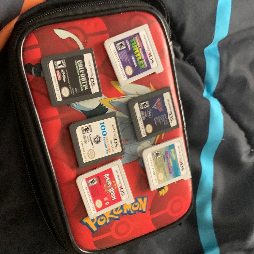 Nintendo 3DS games with case